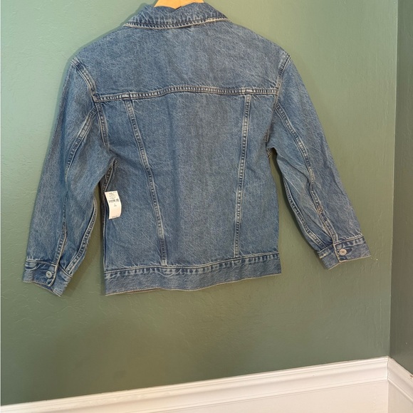 GAP Kids Distressed Denim Jacket Size L (10) - Picture 4 of 5